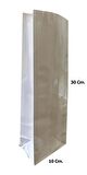 Laminelli Kraft Beyaz Kese Kağıdı - Küçük Boy - 10 x 30 Cm. - 20 Adetlik 5 Paket