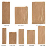 Kraft Baget Şemua Kese Kağıdı - 12 x 20 Cm. - 500 Gr. - Ortalama 135 Ad - Paket