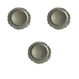 Davet Doğum Günü Parti Sert Plastik Yuvarlak Mika Tabak - 18 Cm. - Gri - 6'lı 3 Paket