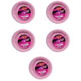 Roll-Up Kullan At Renkli Pembe Parti Davet Plastik Tabak - 22 Cm. - 25 Adetlik 5 Paket