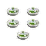Roll-Up Nature Ekolojik Karton Kağıt Tek Kullanımlık Oval Tabak - 20x26 Cm. - 50 Adetlik 5 Paket