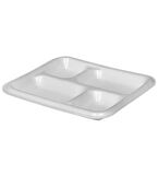 Dağyüce Tek Kullanımlık Köpük 4 Bölmeli Tabldot Köpük Tabak - 26.5x30 Cm. - 10 Adetlik 1 Paket