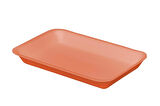 Tek Kullanımlık Köpük 2000 Gr. Turuncu Servis Et Kıyma Saklama Tepsi Tabak -265x175x35mm. - 20 Adet