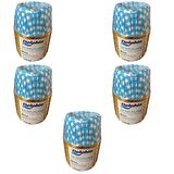 Dolphin Muffin Kağıt Karton  Altın Mavi Desenli Cupcake Kek Kalıbı Kapsülü Kabı - 25 Adetlik 5 Paket