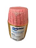 Dolphin Muffin Kağıt Karton Pembe Altın Cupcake Kek Kalıbı Kapsülü Kabı - 25 Adetlik 3 Paket