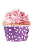 Dolphin Muffin Kağıt Karton Mor Puantiyeli Cupcake Kek Kalıbı Kapsülü Kabı - 50 Adetlik 3 Paket