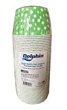 Dolphin Muffin Kağıt Karton Yeşil Puantiyeli Cupcake Kek Kalıbı Kapsülü Kabı - 50 Adetlik 1 Paket