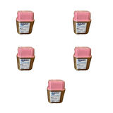 Dolphin Muffin Kare Kağıt Pembe Altın Cupcake Kek Kalıbı Kapsülü Kabı - 25 Adetlik 5 Paket