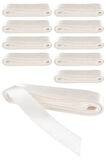 Saten Kurdela 10 Adet  3 Cm