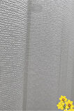 Frahm Soft Breeze Ekru Extra Dökümlü Taç Tül Perde 1x3 Sık Pile - Kırışmaz Ütü Istemez 