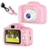 Çocuk Fotoğraf Makinesi Mini Fotoğraf Makinesi Eğitici 1080p Hd Selfie Kamera
