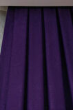 Fon Kumaş Perde Mor Renk Kadifemsi Yumuşak Soft Kanat Yan Perde 1e 3 Dökümlü Sade Şık Tasarım
