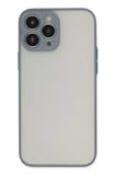 İphone 13 Kılıf Montreal Silikon Kapak - Gri