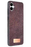 Onegif Galaxy A06 Bright Simli Kapak - Derin Mor
