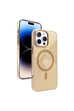 İphone 16 Stella Pc Sert Magsafe Kılıf - Gold