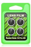 Redmi Note 14 4G Raze Metal Kamera Lens - Gümüş