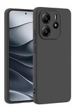 Redmi Note 14 4G Kılıf First Silikon - Siyah