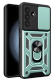 Newface Samsung Galaxy A g Pars Lens Yüzüklü Silikon - Yeşil