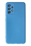 Newface Samsung Galaxy A g Kılıf Nano İçi Kadife Silikon - Mavi