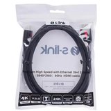 S-link Sl-hdm4k011 19+1  V2.0 4k 60hz 1.5 Metre Hdmi Kablo