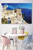 Tekli, Yatay, Kanvas, Dekoratif, Duvar, Tablosu , Yunan Adaları, Santorini, Yunanistan,
