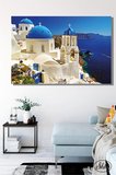 Tekli, Yatay, Kanvas, Dekoratif, Duvar, Tablosu , Yunan Adaları, Santorini, Yunanistan,