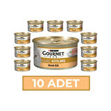 Purina Gourmet Gold Kıyılmış Hindi Etli Yetişkin Yaş Kedi Maması 85 gr - 10 Adet