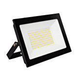 Pm-22587 100 Watt - 220 Volt 6500K Ip66 150* Işık Açısı Siyah Slim Kasa Led Projektör