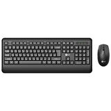 Lecoo Kw202 Kablosuz Q Klavye - Mouse Set Siyah
