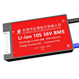 Daly Bms 10S 36V Deşarj 25A -Şarj 10A Balanslı Pil Koruma Modülü