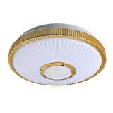 Pm-27332 Beyaz 34*8.5 Cm 24 Watt Bluetooth Hoparlörlü Tavan Aydınlatma (Al-Bl300) Tornavida Hediyeli