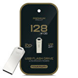 Powerway 128 Gb 100Mb/S Hızlı Usb 3.1 Metal Silver Flash Bellek