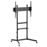 Vontech V1044Ve 55''-100'' Uyumlu Tekerlekli Ayaklı Raflı Lcd-Led Tv Sehpası Standı