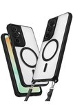 Newface Galaxy S25 Kılıf Enka Magsafe Silikon Kılıf - Siyah