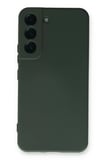 Newface Galaxy S22 Kılıf Nano İçi Kadife Silikon - Koyu Yeşil