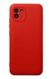 Galaxy A03 Kılıf Nano İçi Kadife Silikon - Kırmızı