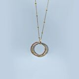 Üç Renk Dorika Toplu Kolye