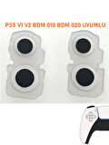 PS5 V1 V2 BDM 010 BDM 020 Kollar İle Uyumlu LR L1 L2 R1 R2 Lastik Takımı