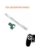 PS4 V2 KOLLAR İLE UYUMLU JDS JDM 030 USB PORT SOKET VE 12 PIN FLEX KABLO