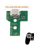 PS4 V2 KOLLAR İLE UYUMLU JDS JDM 030 USB PORT SOKET VE 12 PIN FLEX KABLO