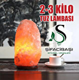  ŞİFACIBAŞI Himalaya Tuz Lambası 2 3 Kilo Kablo+Ampul Seti