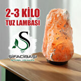  ŞİFACIBAŞI Himalaya Tuz Lambası 2 3 Kilo Kablo+Ampul Seti