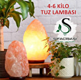 ŞİFACIBAŞI Himalaya Tuz Lambası 4 6 Kilo Kablo+Ampul Seti