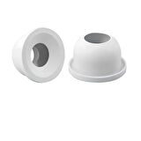 Gri Körüklü Lavabo Sifon Seti | Adaptör Conta + Sifon Kelepçesi Dahil 3’lü Takım