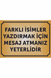 ARŞİV Yazılı Kapı Levhası ,yönlendirme Levhası ,SİMLİ GOLD Renkli Aliminyum Levha