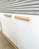 SİNA Ahşap Kulp Lüks Country Mutfak Mobilya Dolap Çekmece Kulbu