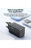 Toocki 67w Gan Şarj Hızlı Şarj Telefon Tablet Macbook Pro Şarj Aleti 100w Type C Şarj Kablosu 1m