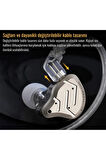 KZ ZSN Pro 2 1BA+1DD Hibrid Sahne iEM İn Ear Kulaklık Mikrofonlu
