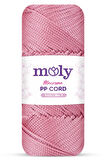 Moly PP Cord Polyester Makrome No:3 1mm 090-Gül Kurusu Örgü İpi 100 Gram