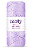 Moly PP Cord Polyester Makrome No:3 1mm 130-Lila Örgü İpi 100 Gram